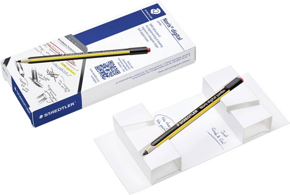 Staedtler 180J 22-1 stylus-pen Zwart, - Geel