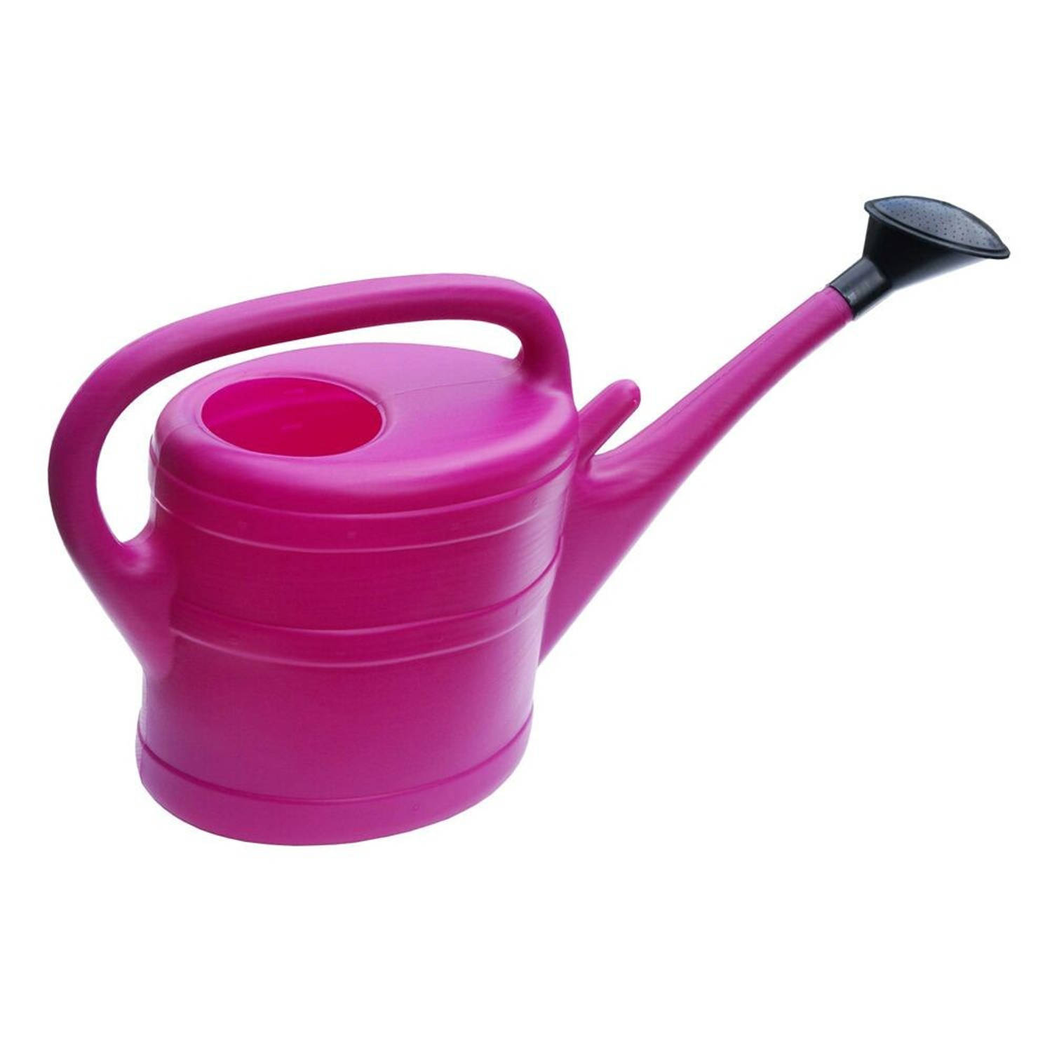 1x Fuchsia Gieter Met Broeskop 10 Liter - Tuin/tuinier Benodigdheden - Planten Water Geven - Gieters Fuchsia - Roze