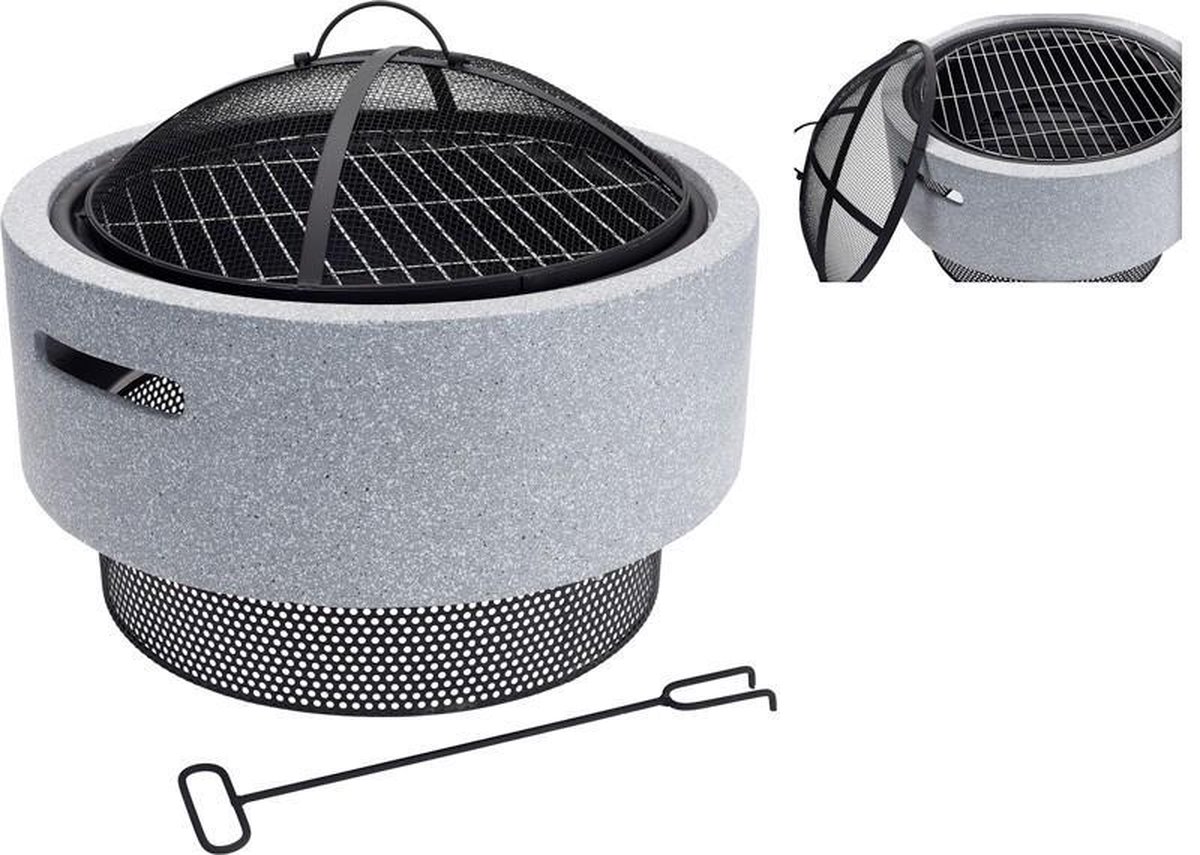 The Garden Club Vuurschaal - Grijs