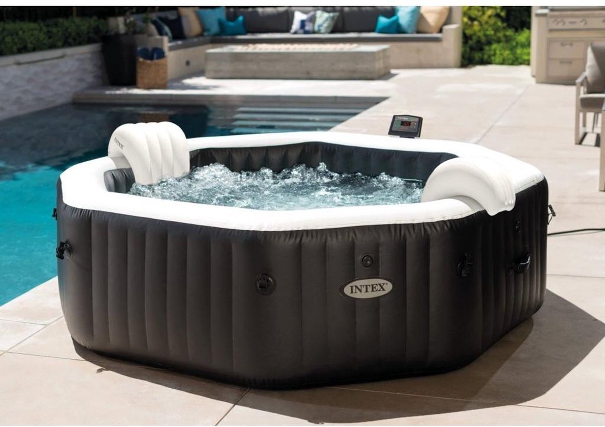 Intex Purespa Jet And Bubble Deluxe - Zwart