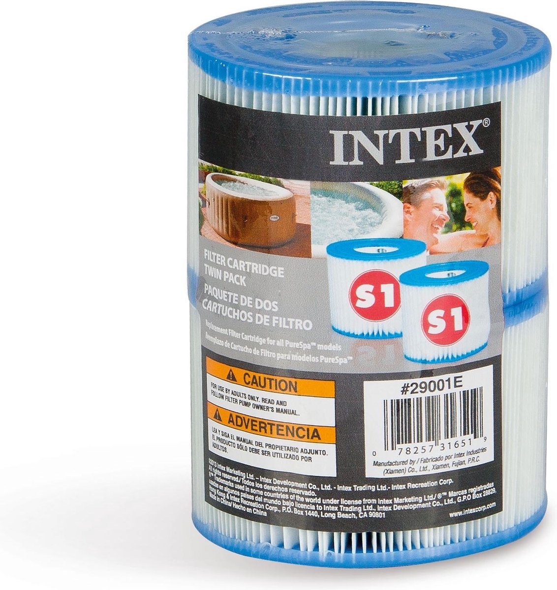Intex Purespa Jet And Bubble Deluxe - Zwart