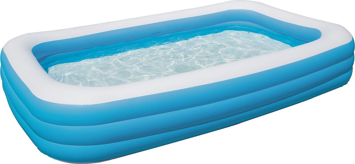 Bestway Familiezwembad - Type 54009 - 305x183x56cm - Opblaasbaar - Blauw
