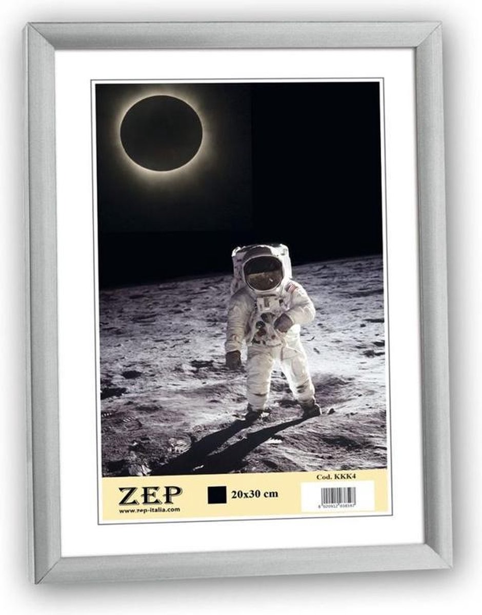 Zep - Kunststof Fotolijst ""New Easy"" Zilver Voor Foto Formaat 30x30 - Kl13