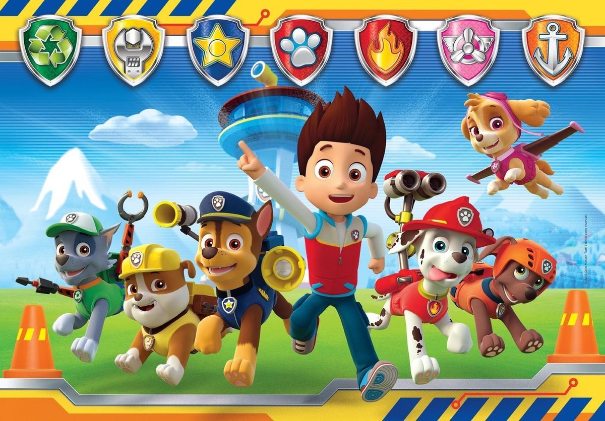 Clementoni Legpuzzel Paw Patrol 104 Stukjes 48,5 X 33,5 Cm