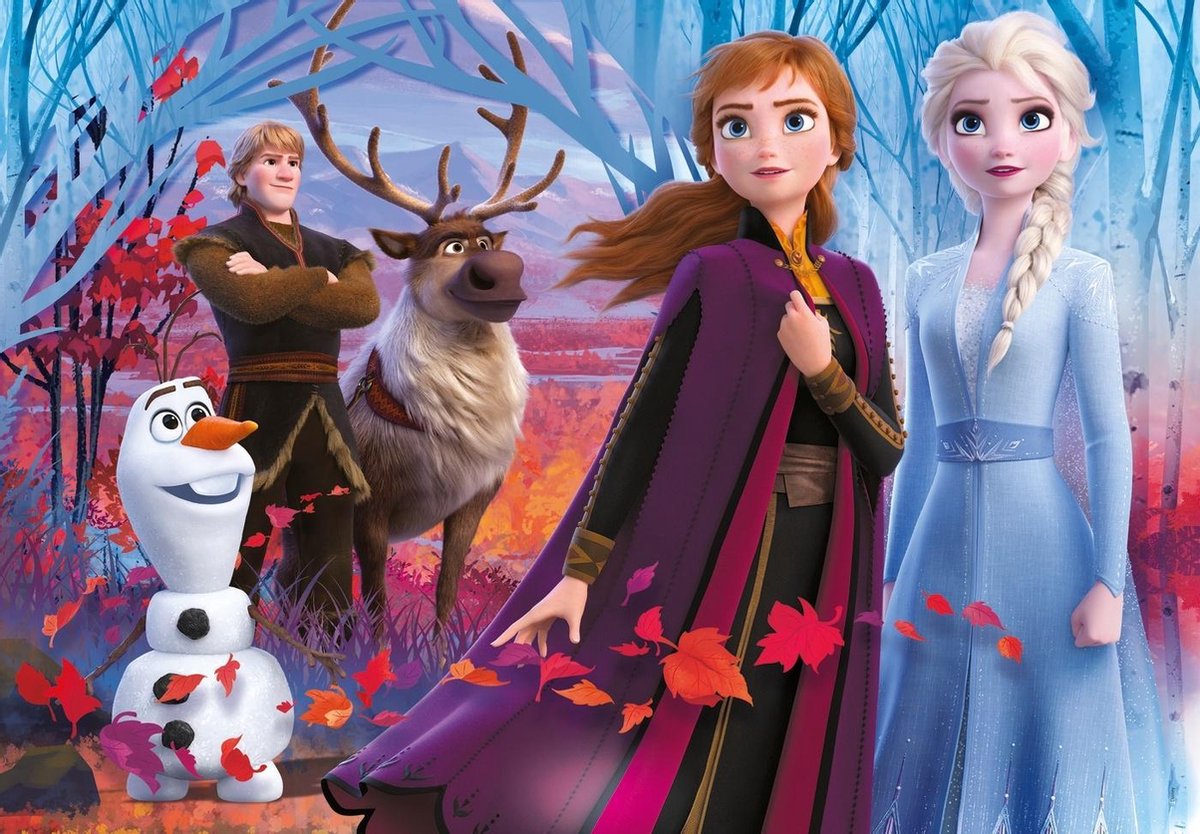 Clementoni Legpuzzel Frozen 2 104 Stukjes 48,5 X 33,5 Cm