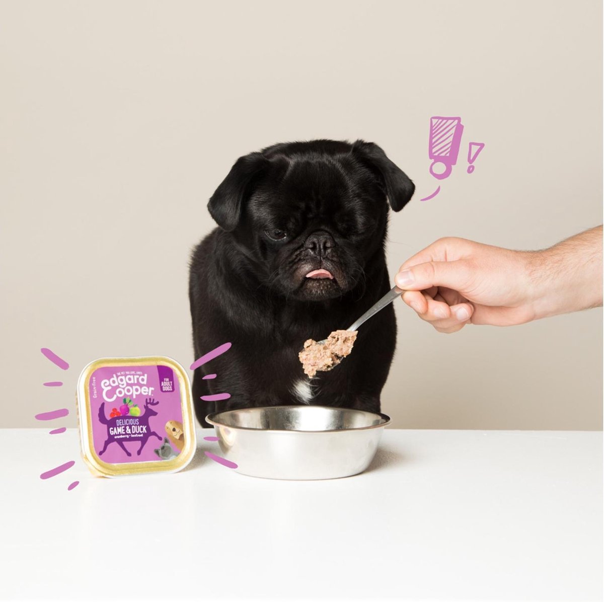 Edgard&Cooper Kuipje Game Duck Adult 300 g - Hondenvoer - Wild&Eend