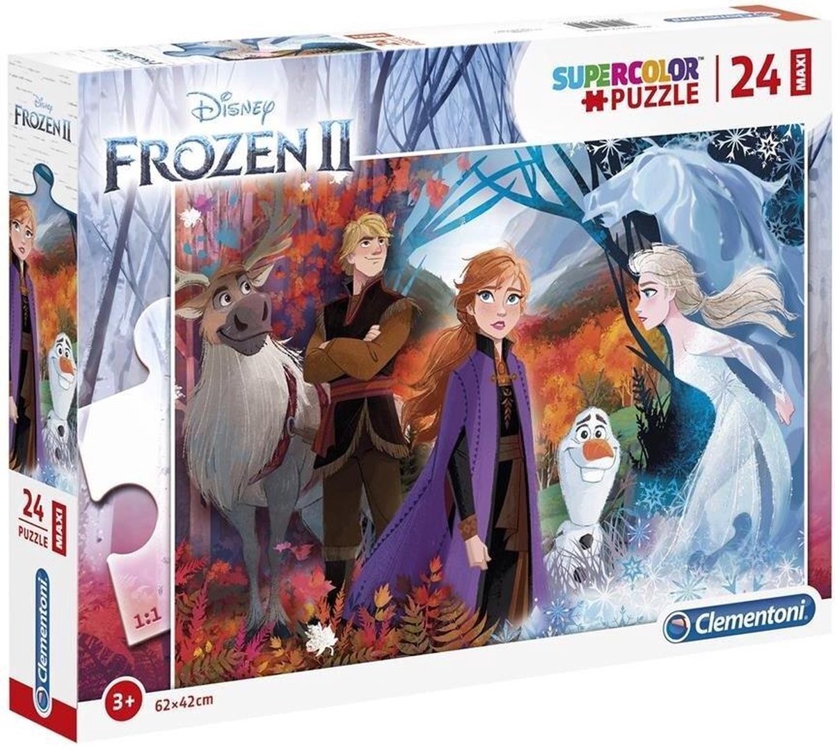 Clementoni Legpuzzel Maxi Frozen 24 Stukjes