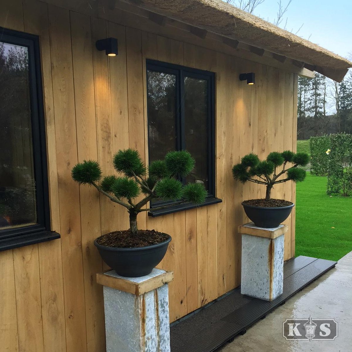 KS Verlichting Cubic Plafond/Wandlamp - Zwart