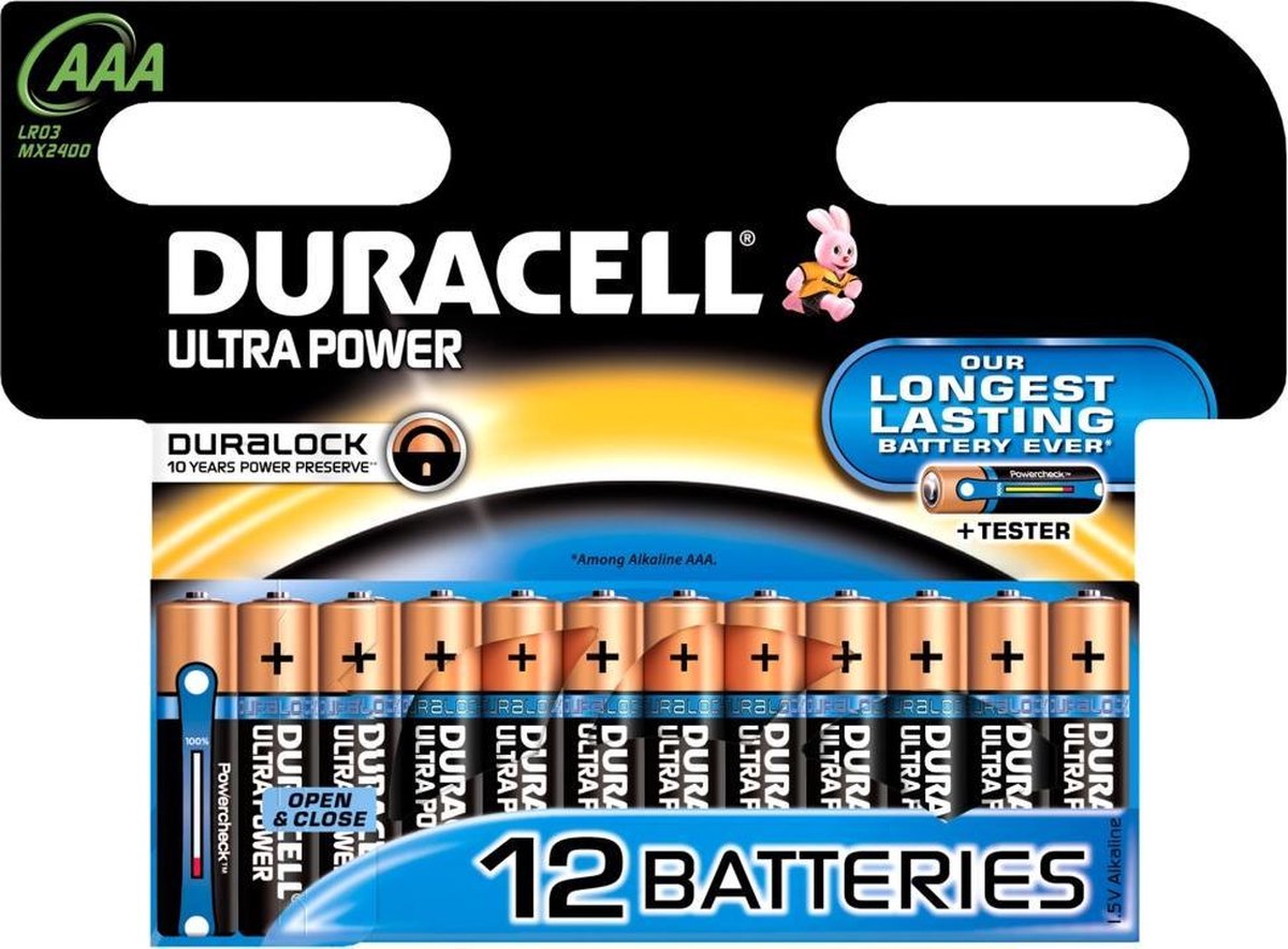 Duracell Alkaline Batterijen Aaa Ultra Power 12 St