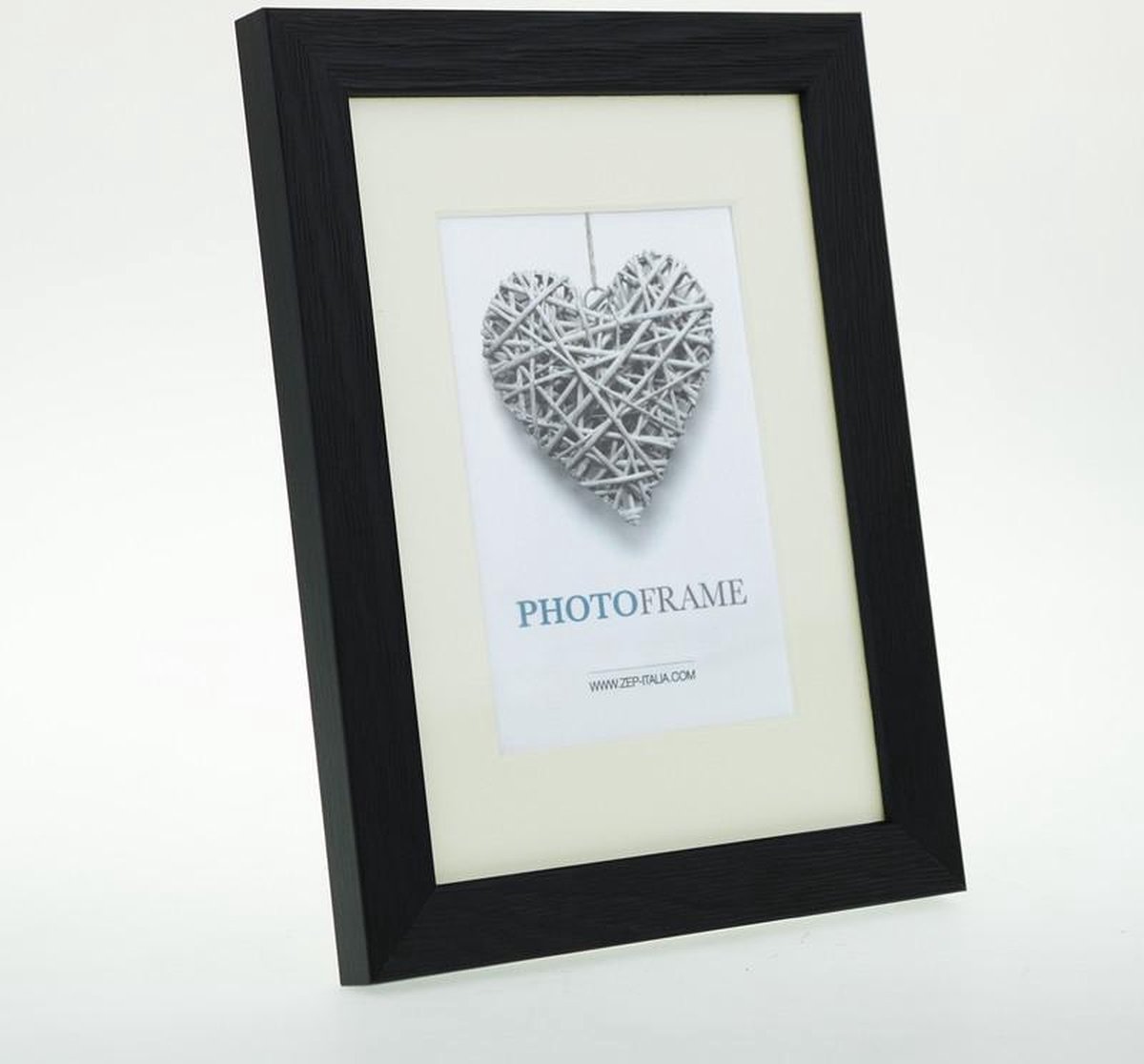Zep - Houten Fotolijst Met Passe-partout Regent 5 Formaat 9x13 / 13x18 Cm - V32575 - Zwart