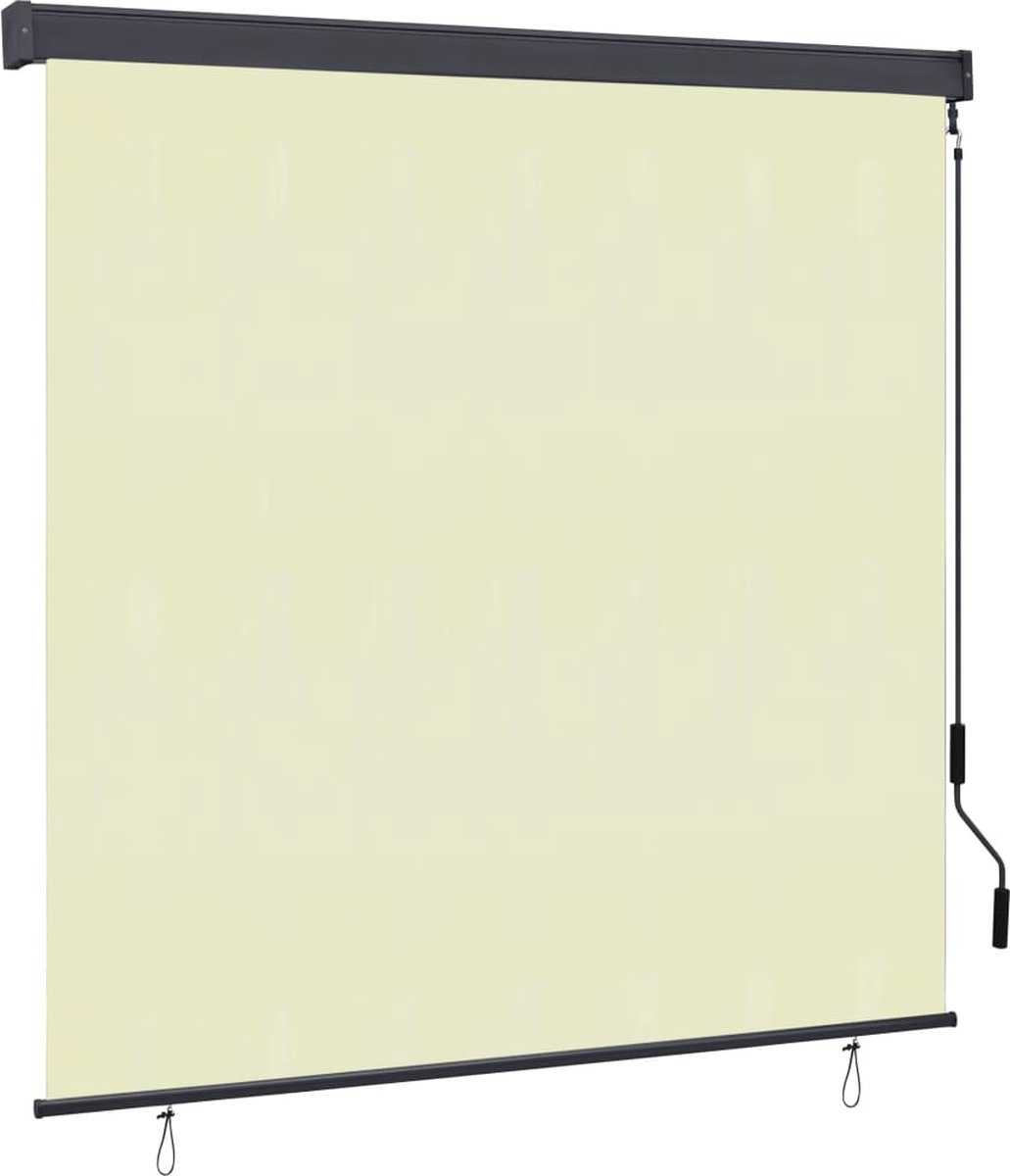 Vidaxl Rolgordijn Voor Buiten 160x250 Cm Crème