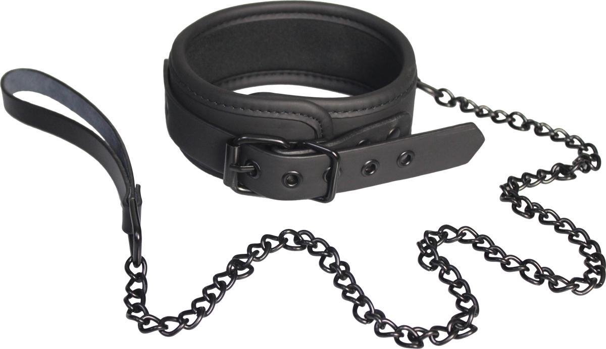 Dream Toys Blaze Collar & chain - Zwart