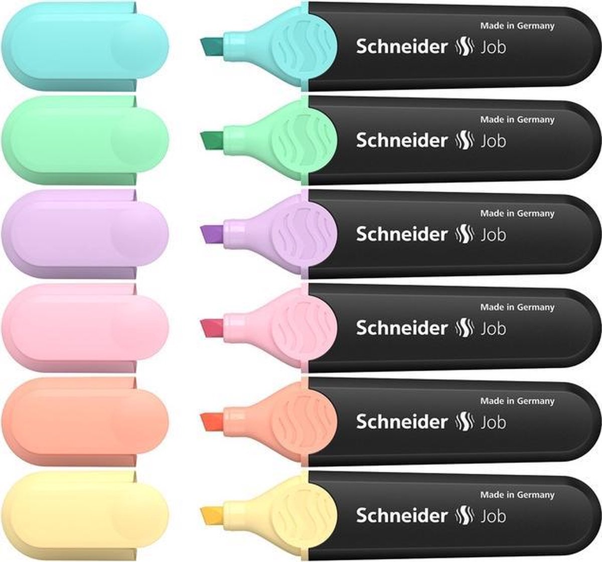 Schneider Electric Tekstmarker Job Pastel Kleur Ass. Etui A 6st.