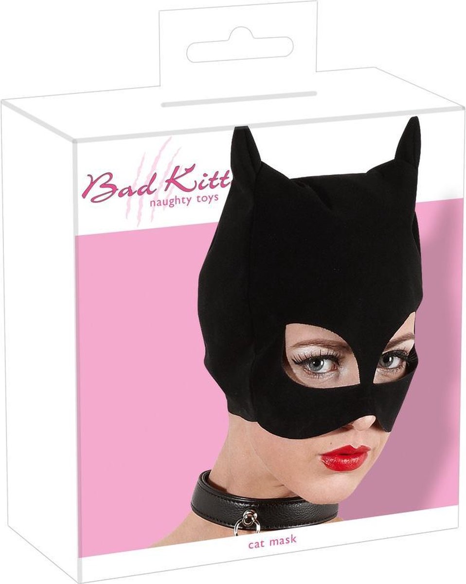 Bad Kitty Kattenmasker - Zwart