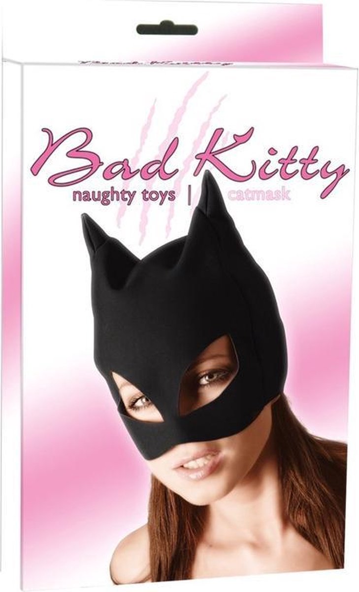 Bad Kitty Kattenmasker - Zwart