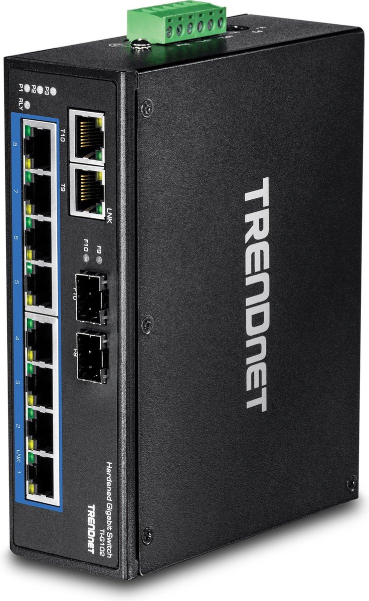 TrendNet TI-G102 netwerk-switch Gigabit Ethernet (10/100/1000) Black