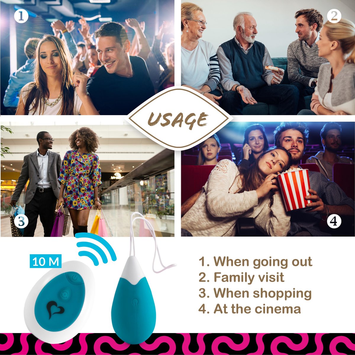 Feelz Toys - Anna Vibrating Egg Remote - Groen