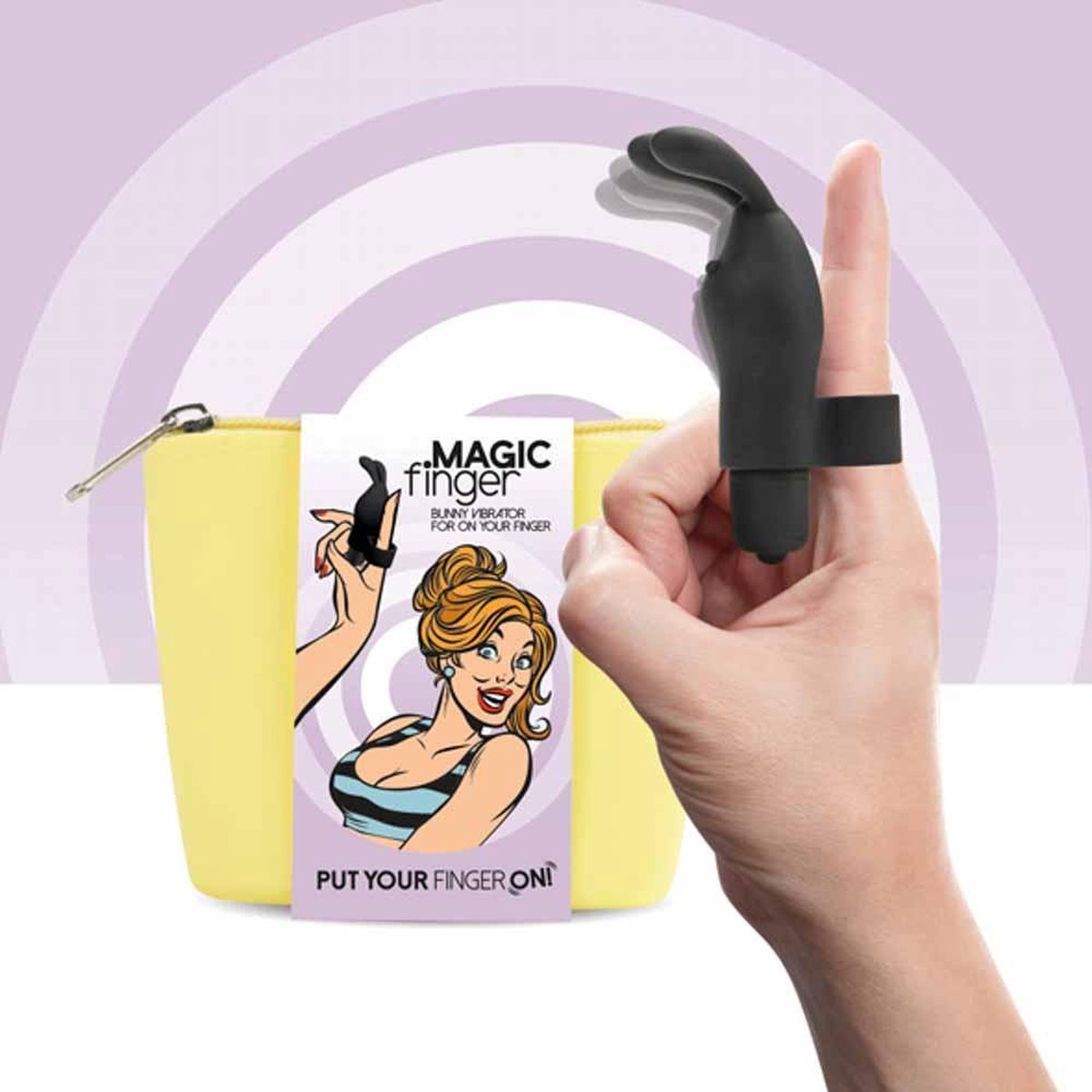 Feelz Toys Magic Finger Vibe - Zwart