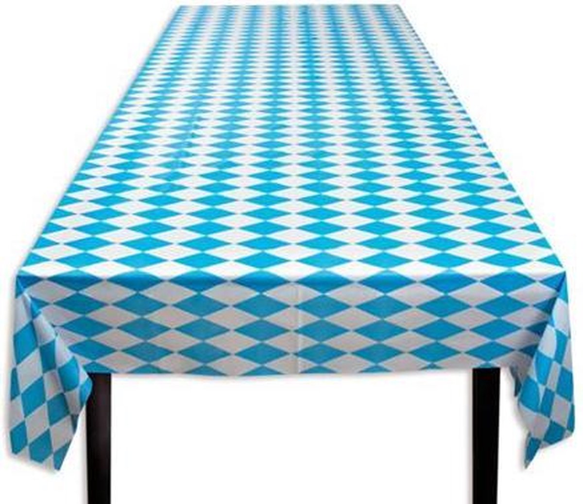 Boland Tafelkleed Oktoberfest 130 X 180 Cm/wit - Blauw