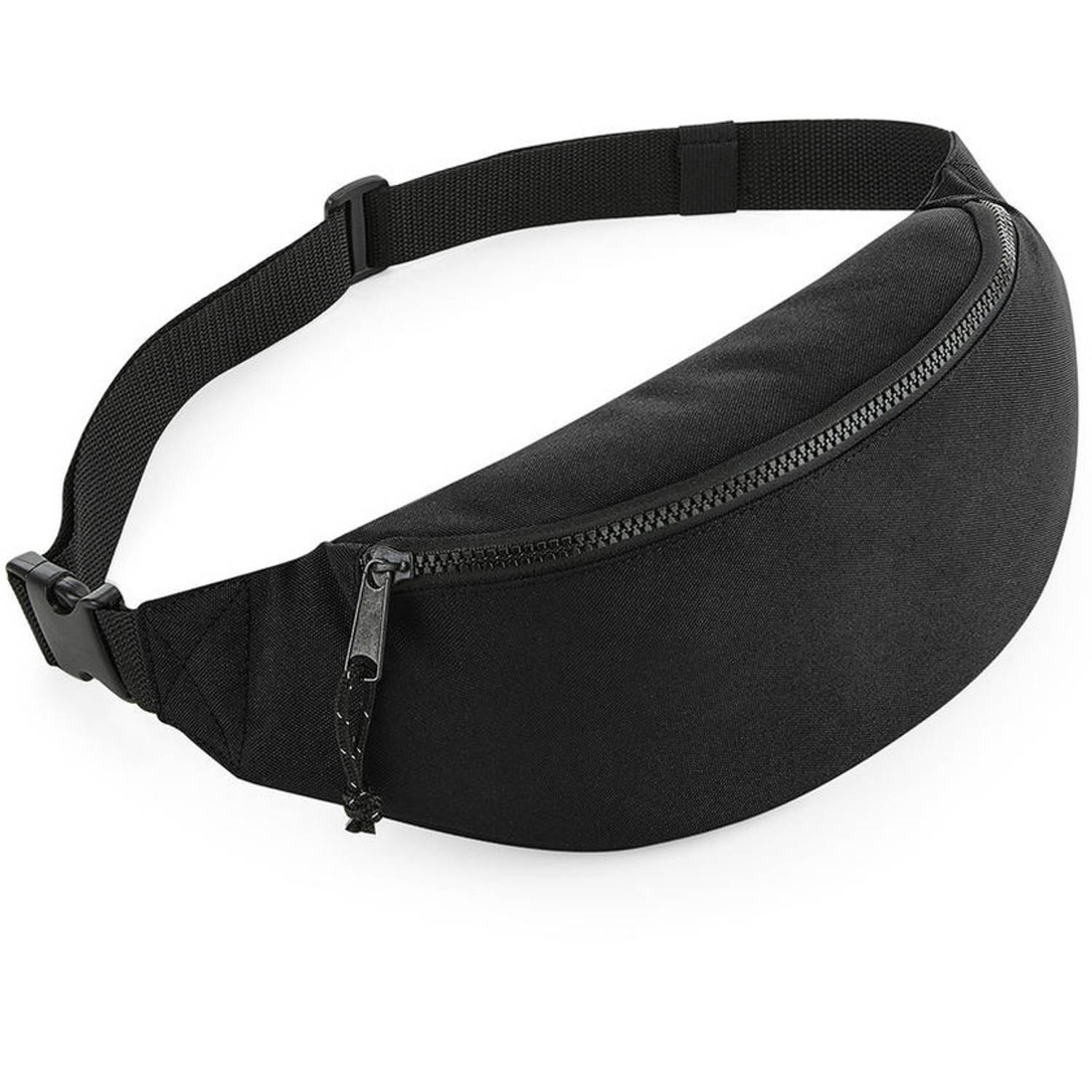 BagBase Heuptasje/buideltasje 38 Cm - Festivaltasjes Outdoor - Fanny Pack - Zwart