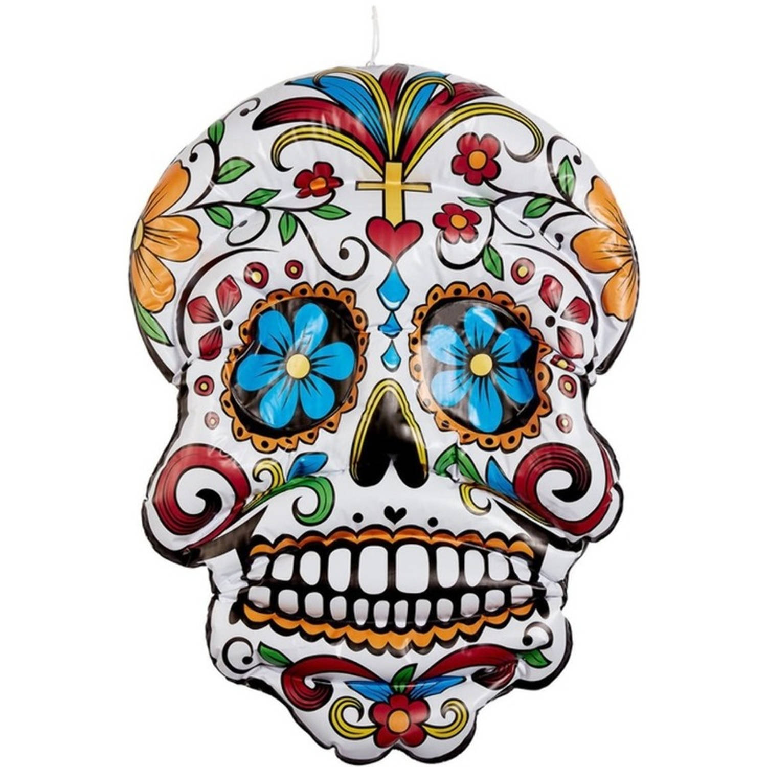 Opblaasbare Day Of The Dead 100 Cm Hangdecoratie/speelgoed - Opblaasbare Decoraties Halloween