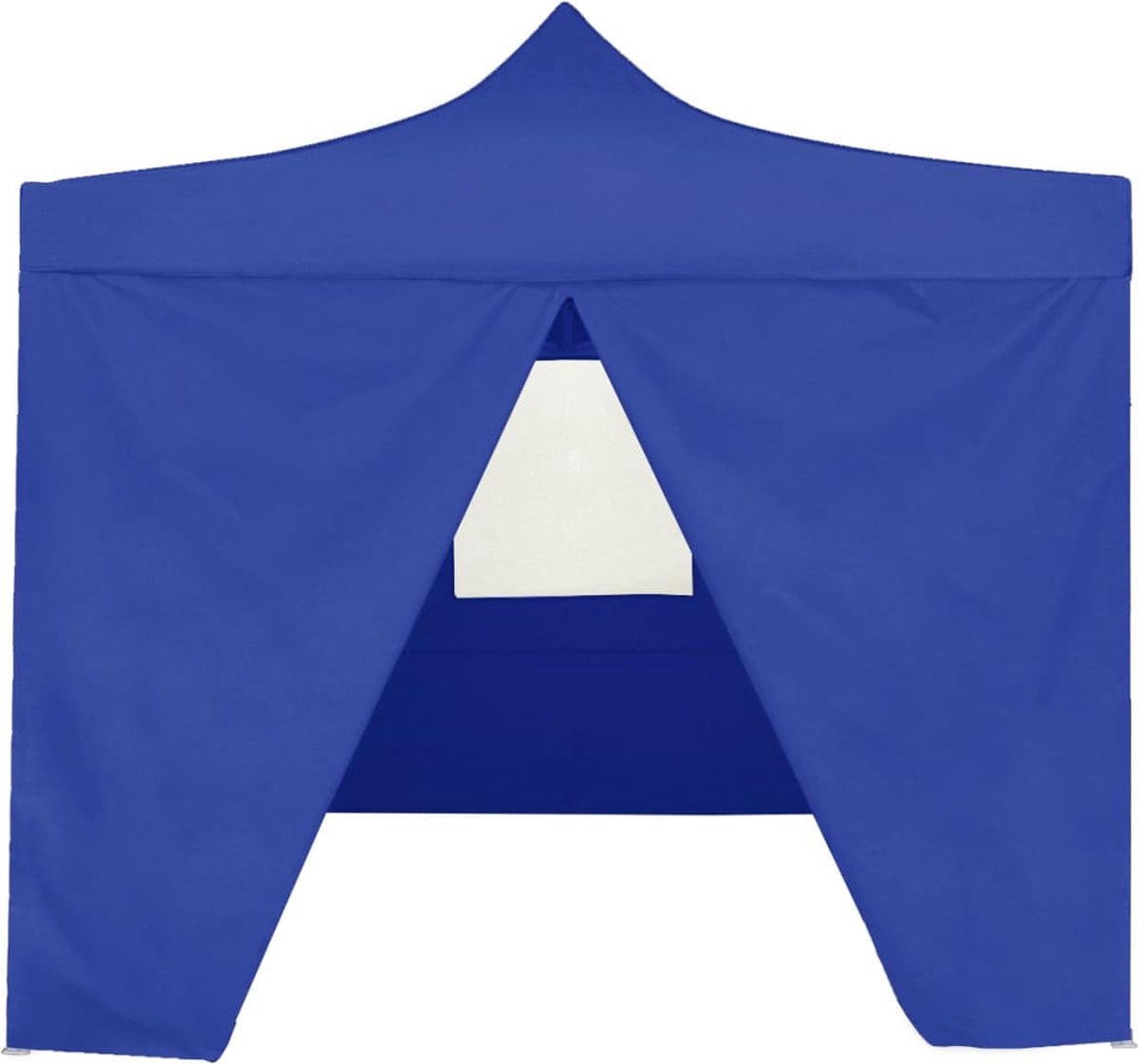 Vidaxl Partytent Met 4 Zijwanden Inklapbaar 2x2 M Staal - Blauw