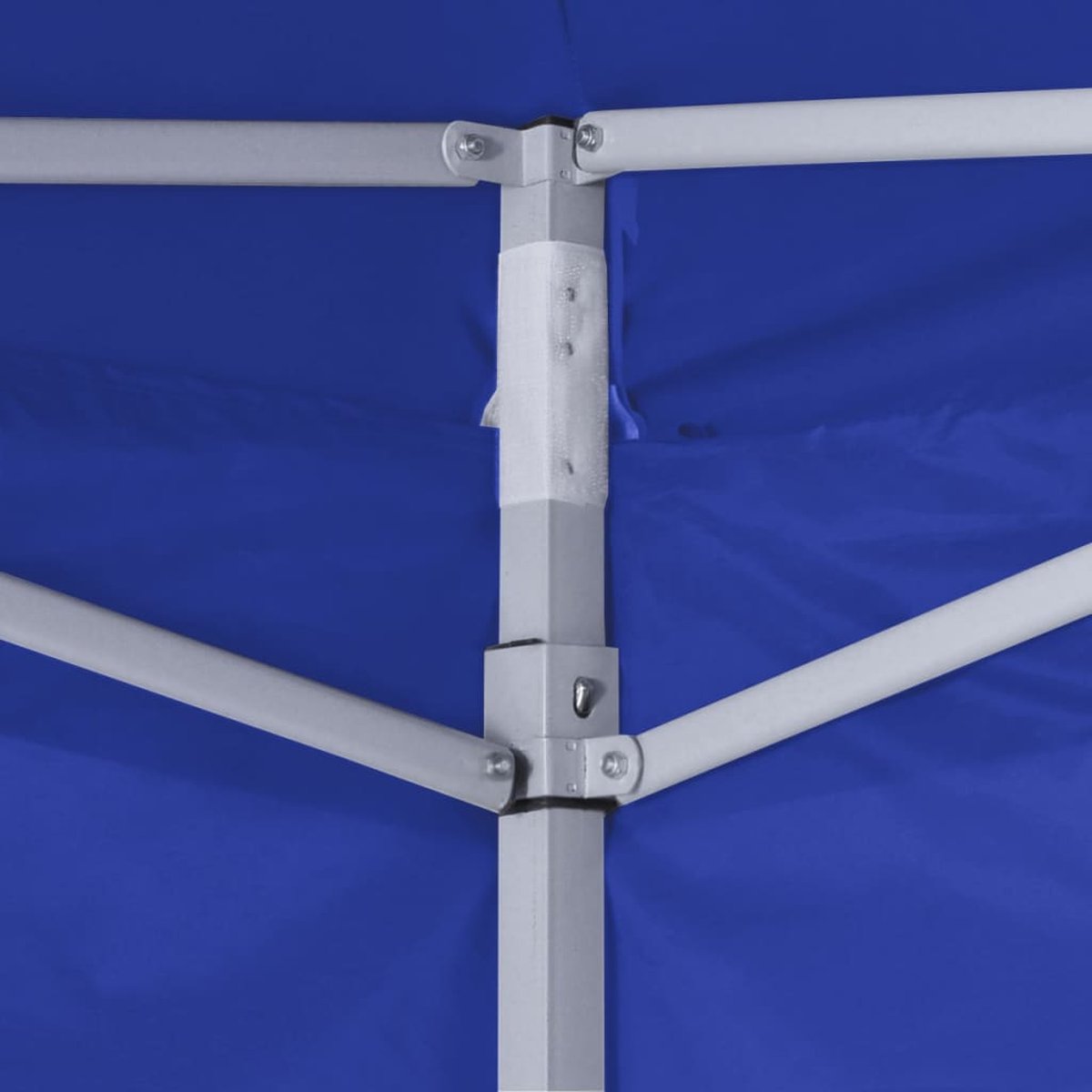 Vidaxl Partytent Met 4 Zijwanden Inklapbaar 2x2 M Staal - Blauw