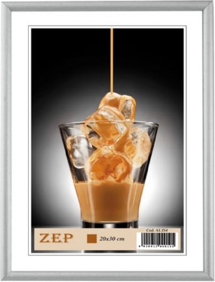 Zep - Aluminium Fotolijst Ombretta Zilver Voor Foto Formaat 13x18 - Al1s2