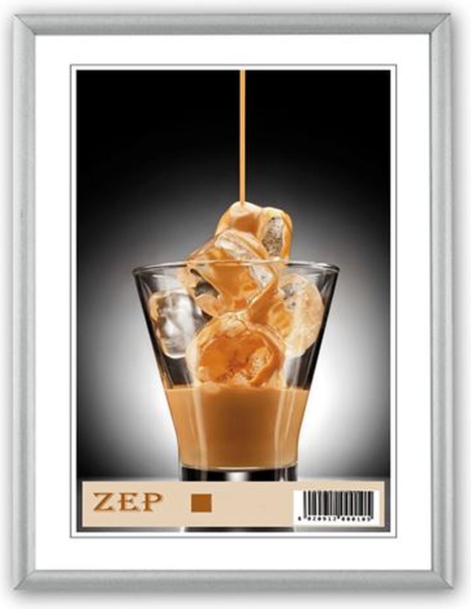 Zep - Aluminium Fotolijst Ombretta Zilver Voor Foto Formaat 20x30 - Al1s4