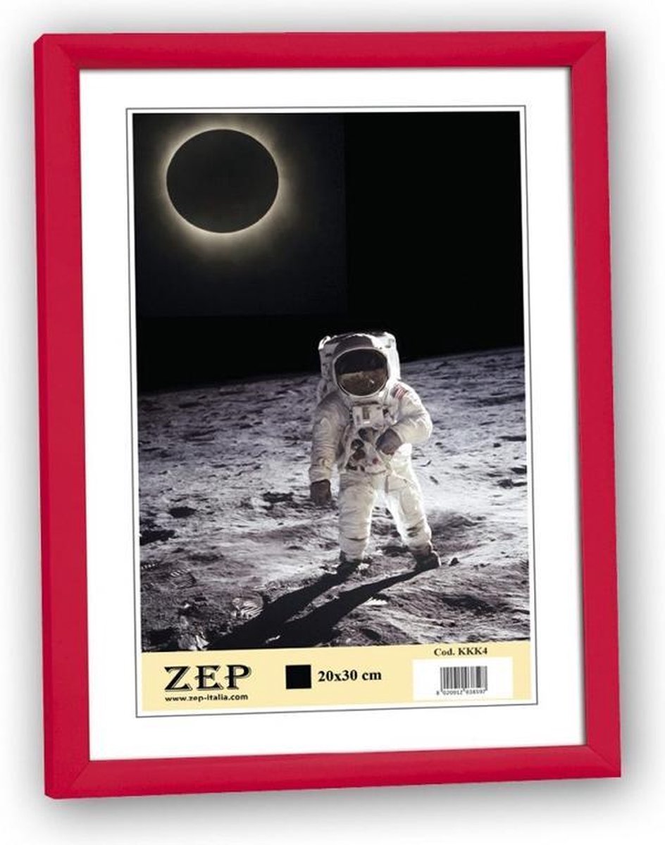 Zep - Kunststof Fotolijst ""New Easy"" Voor Foto Formaat 20x30 - Kr4 - Rood