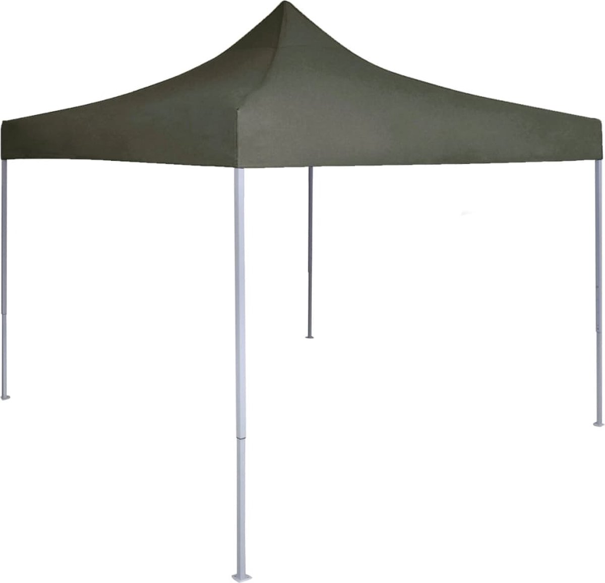 Vidaxl Partytent Professioneel Inklapbaar 2x2 M Staal Antraciet - Gris