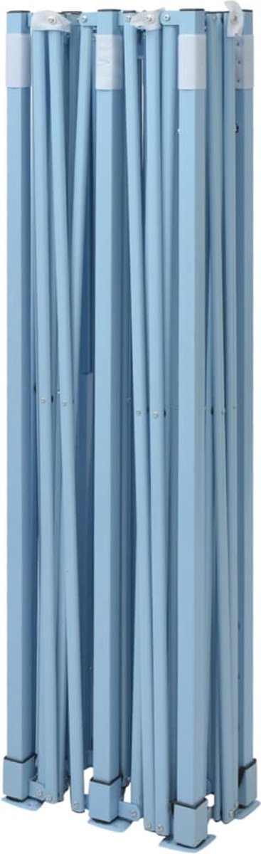 Vidaxl Partytent Met 4 Zijwanden Inklapbaar 3x6 M Staal Crème
