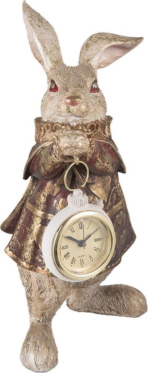 Clayre & Eef Decoratie Beeld 6pr1253 14*13*25 Cm -kleurig - Goud