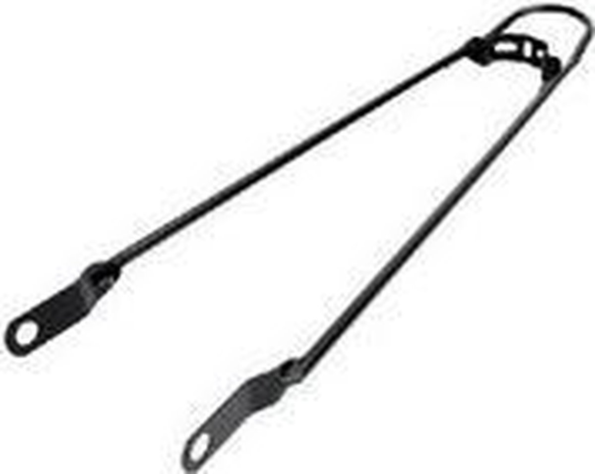 TOM Spatbordstang Achter Staal 28 Inch - Zwart