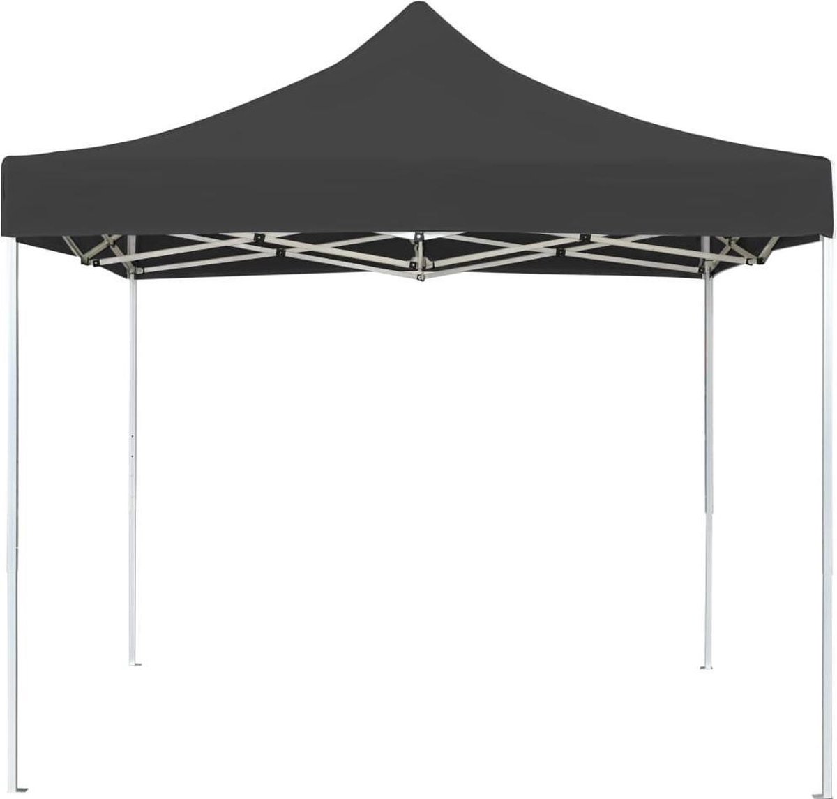 Vidaxl Partytent Professioneel Inklapbaar 2x2 M Aluminium Antraciet