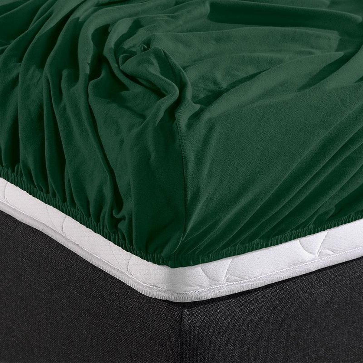 Home Care Dreamhouse Bedding Hsl Hc Jersey 135g B. Green 140x200 - Groen