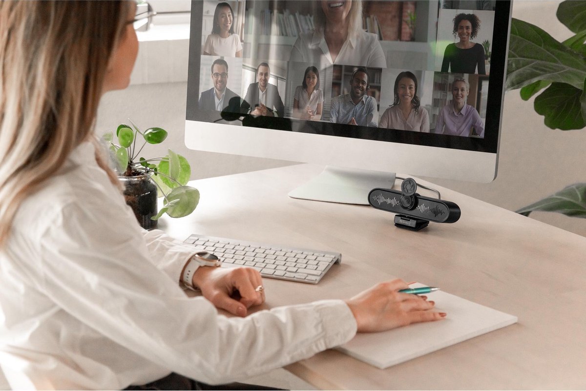 Sandberg 134-24 webcam 3264 x 2448 Pixels USB 3.2 Gen 1 (3.1 Gen 1) - Zwart