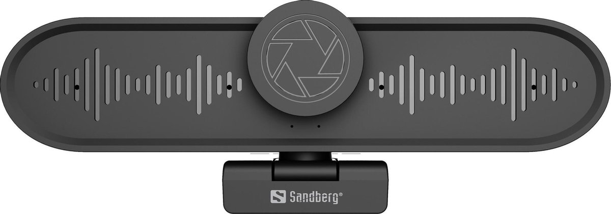 Sandberg 134-24 webcam 3264 x 2448 Pixels USB 3.2 Gen 1 (3.1 Gen 1) - Zwart
