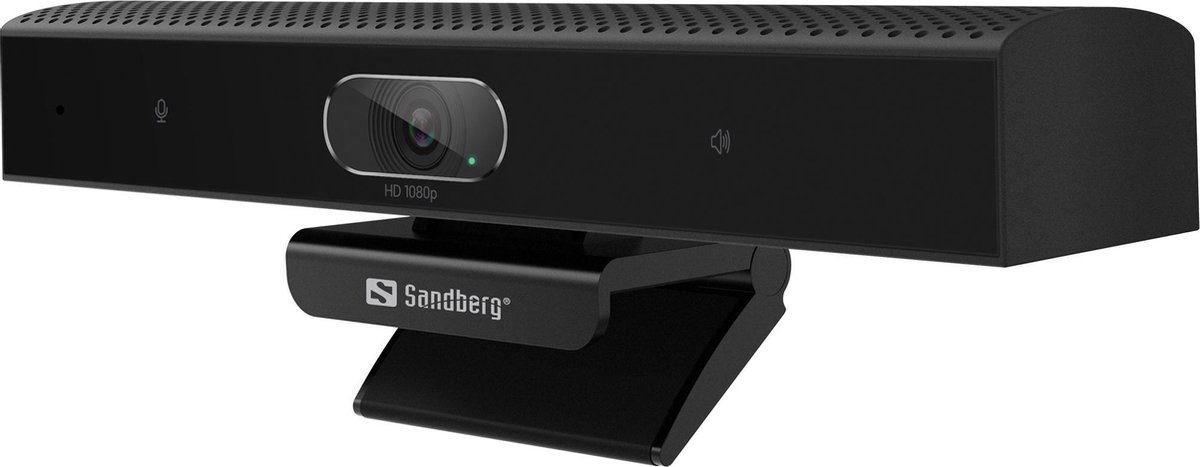 Sandberg 134-25 webcam 2 MP 1920 x 1080 Pixels USB 2.0 - Zwart