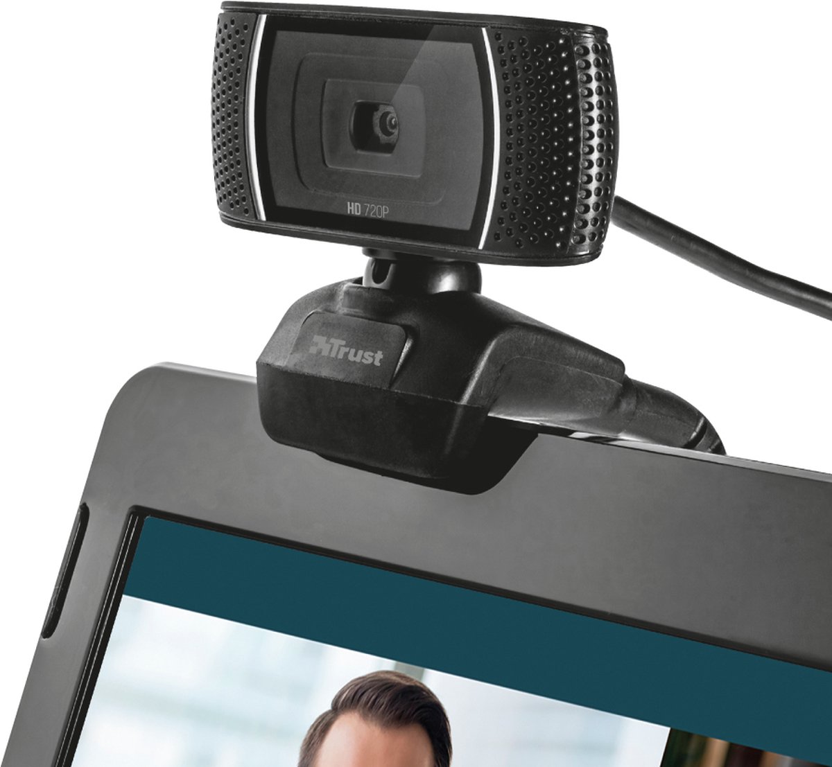 Trust Doba webcam 1280 x 720 Pixels USB - Zwart