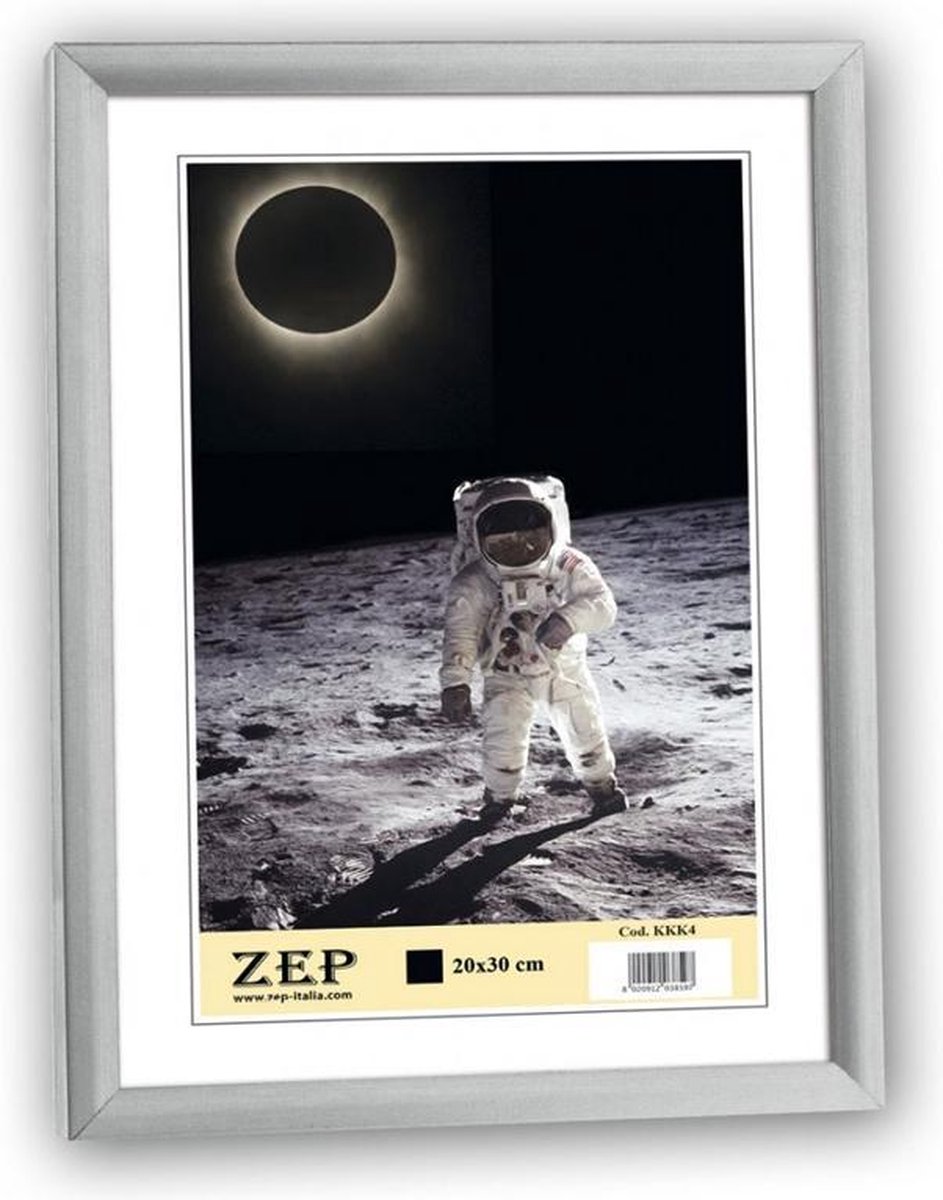 Zep - Kunststof Fotolijst ""New Easy"" Zilver Voor Foto Formaat 20x25 - Kl12