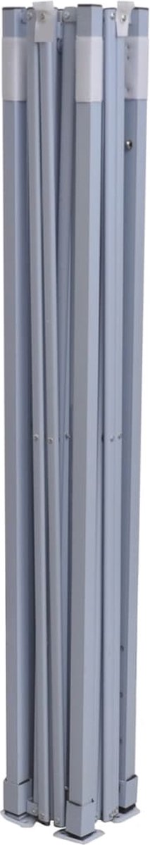 Vidaxl Partytent Met 4 Zijwanden Inklapbaar 2x2 M Staal - Wit