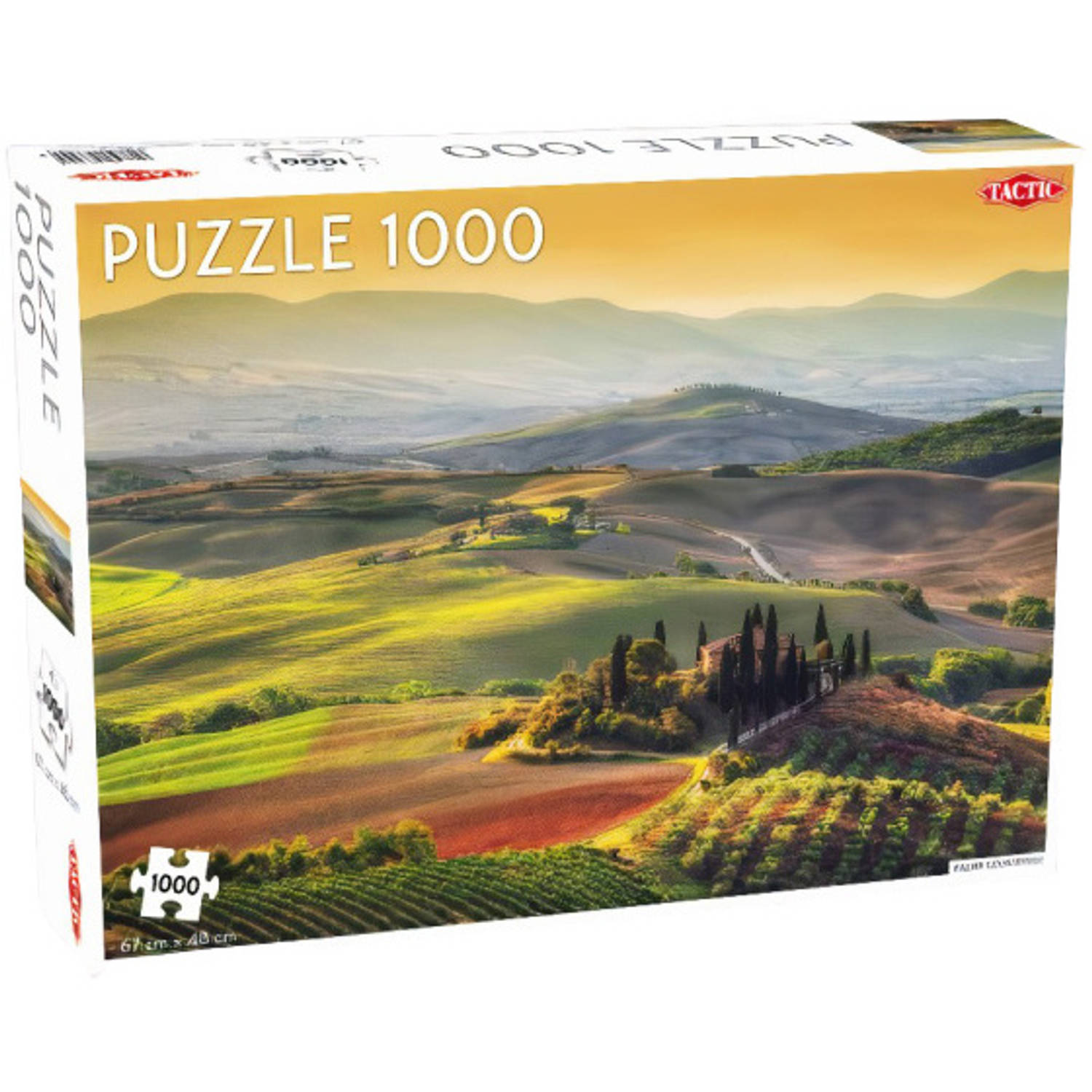 Tactic Legpuzzel Landschap Toscane 67 X 48 Cm 1000 Stukjes