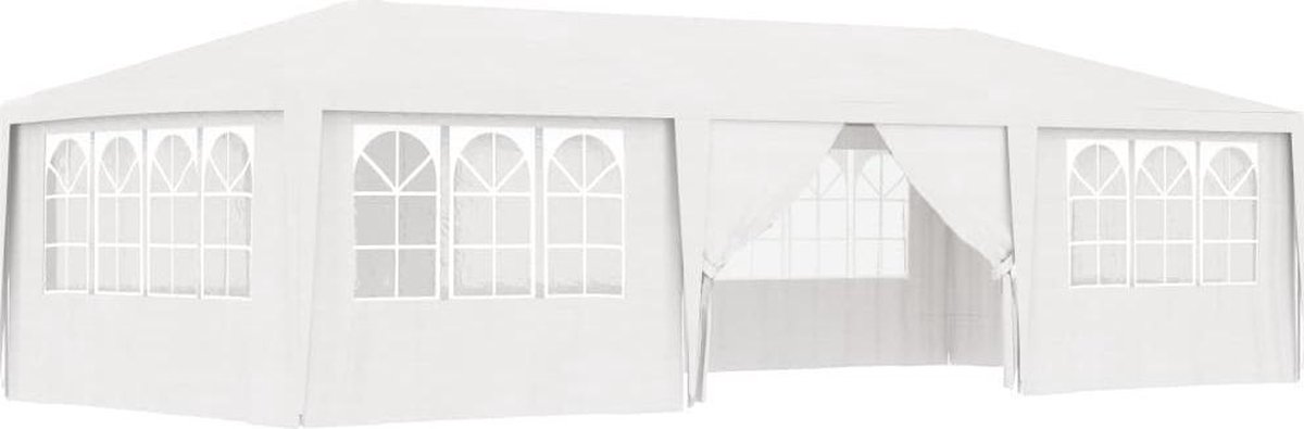 Vidaxl Partytent Met Zijwanden Professioneel 90 G/m² 4x9 M - Wit