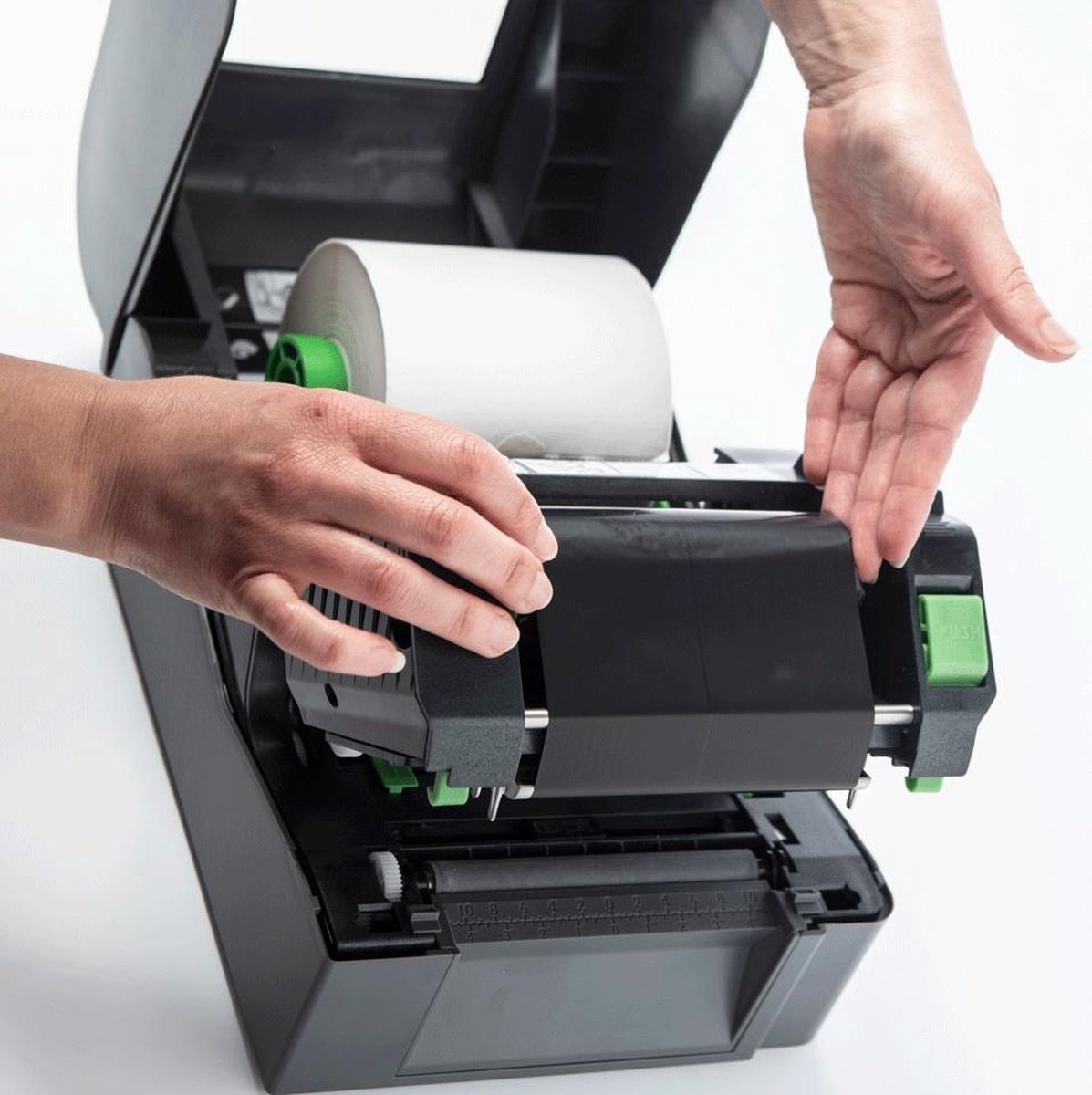 Brother TD-4420TN labelprinter Direct thermisch/Thermische overdracht 203 x 203 DPI Bedraad