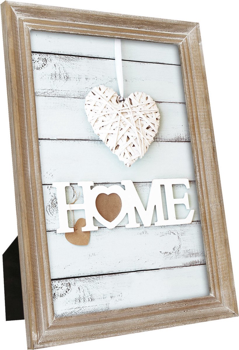 Zep - Houten Fotolijst Vintage Voor Foto Formaat 15x20 - T15568 - Bruin