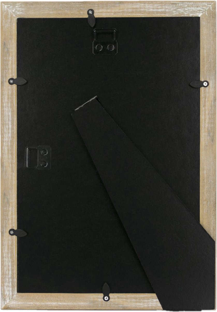 Zep - Houten Fotolijst Vintage Voor Foto Formaat 15x20 - T15568 - Bruin