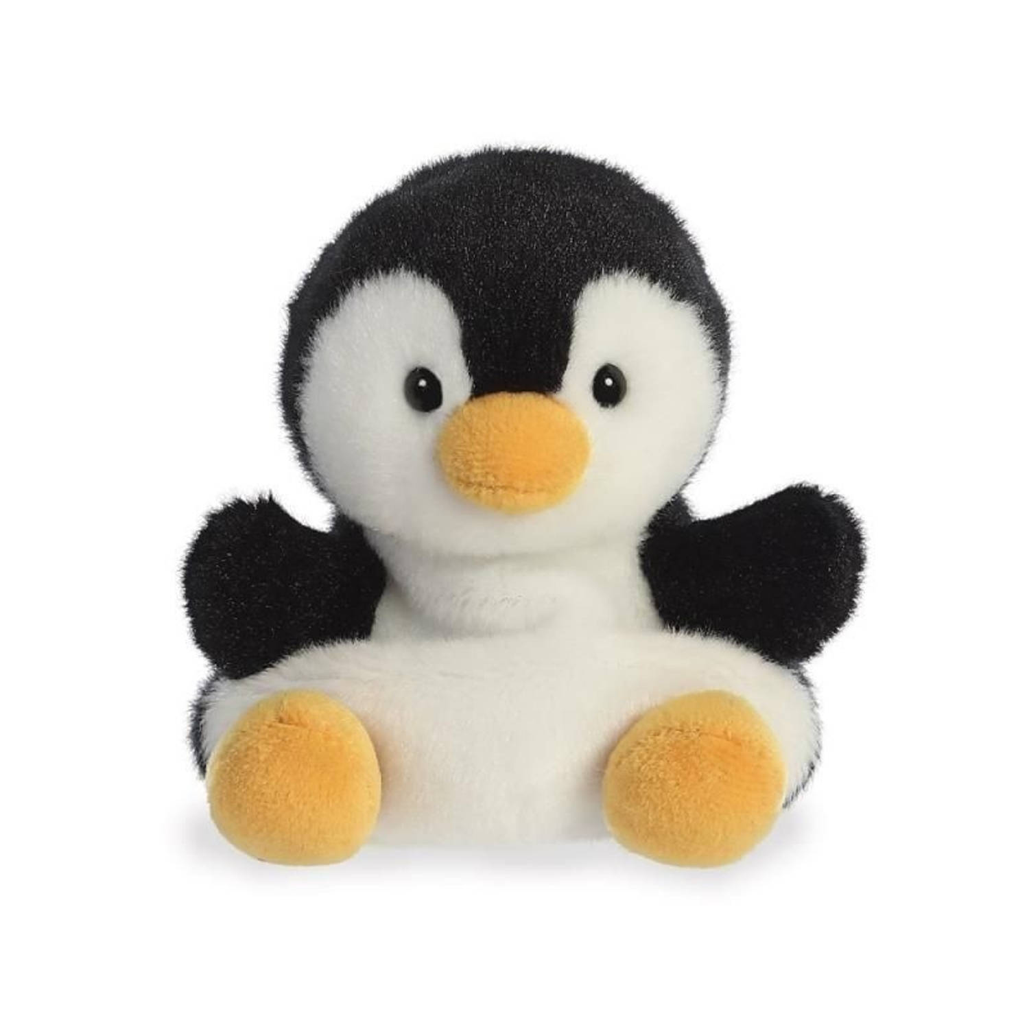 Aurora Knuffel Palm Pals Pinguïn/wit 13 Cm - Zwart