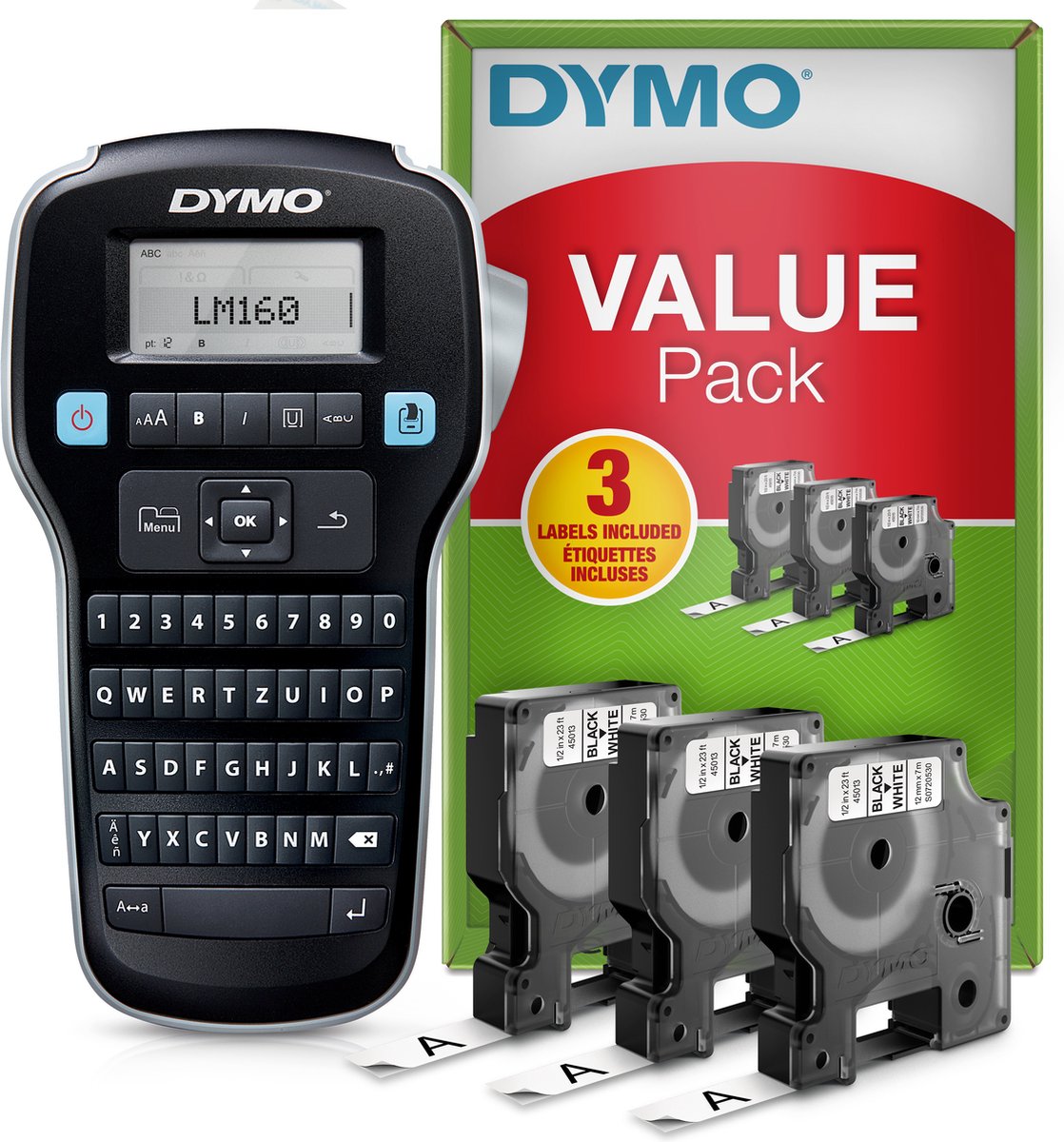 Dymo LabelManager 160 Value Pack