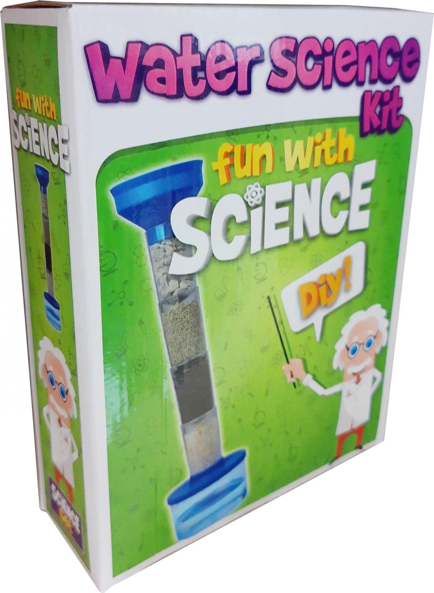 Free and Easy Waterkundekit Fun With Science Steen 15-delig - Blauw
